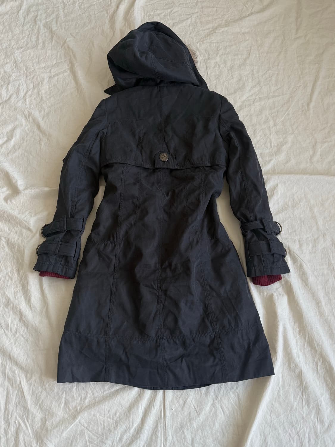 Y2k 네이비 야상 코트 상품이미지6