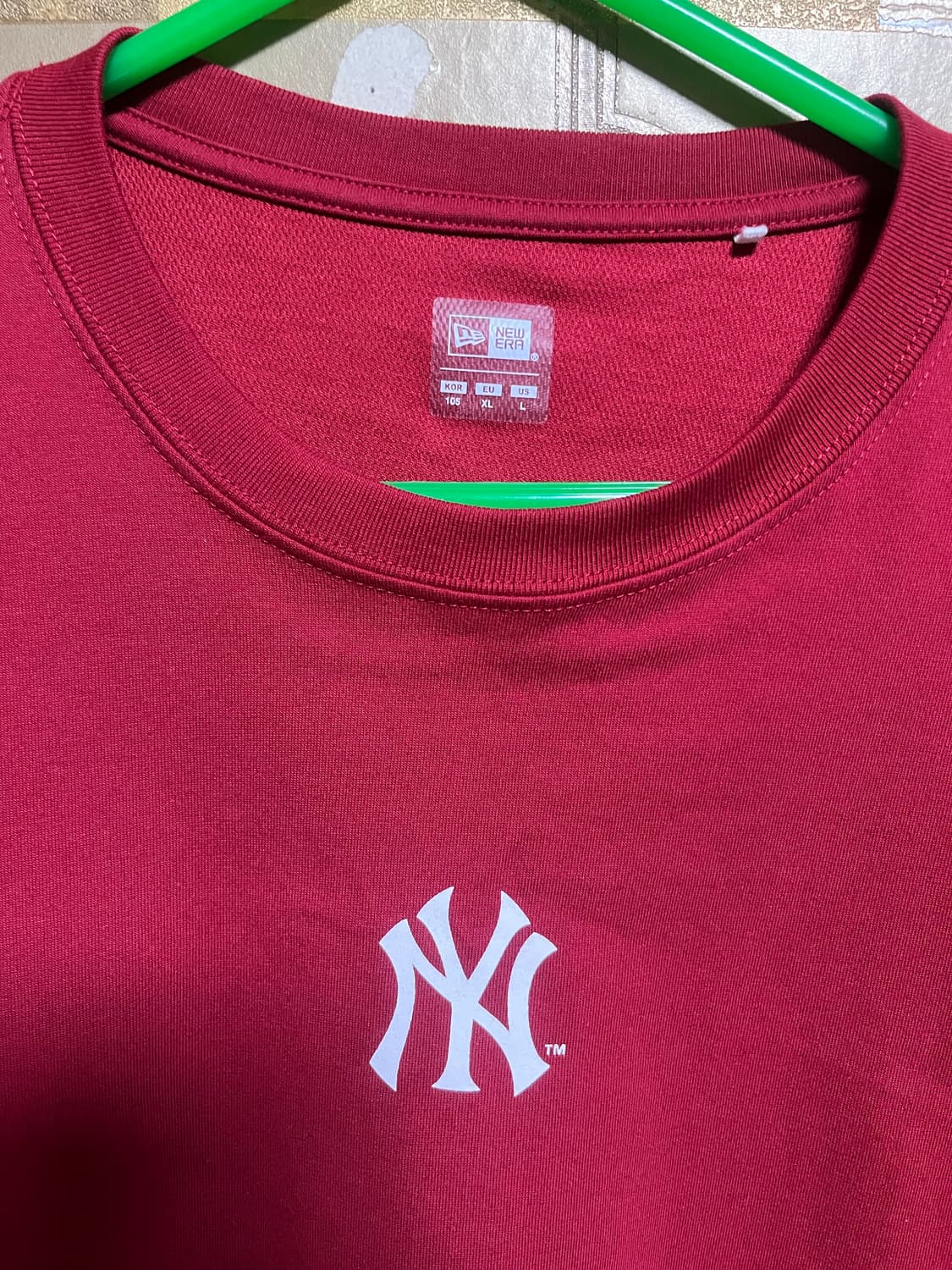 뉴에라 레드 반팔 XL 상품이미지3