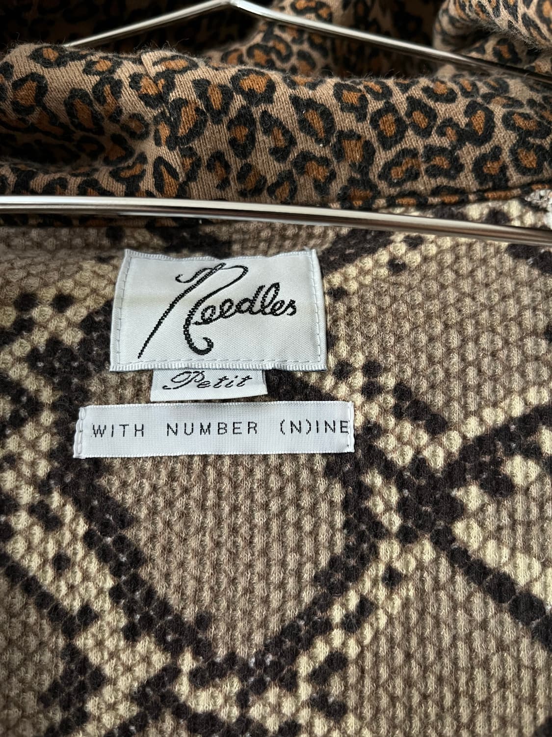 넘버나인 x 니들스 레오파드 후드집업 상품이미지6