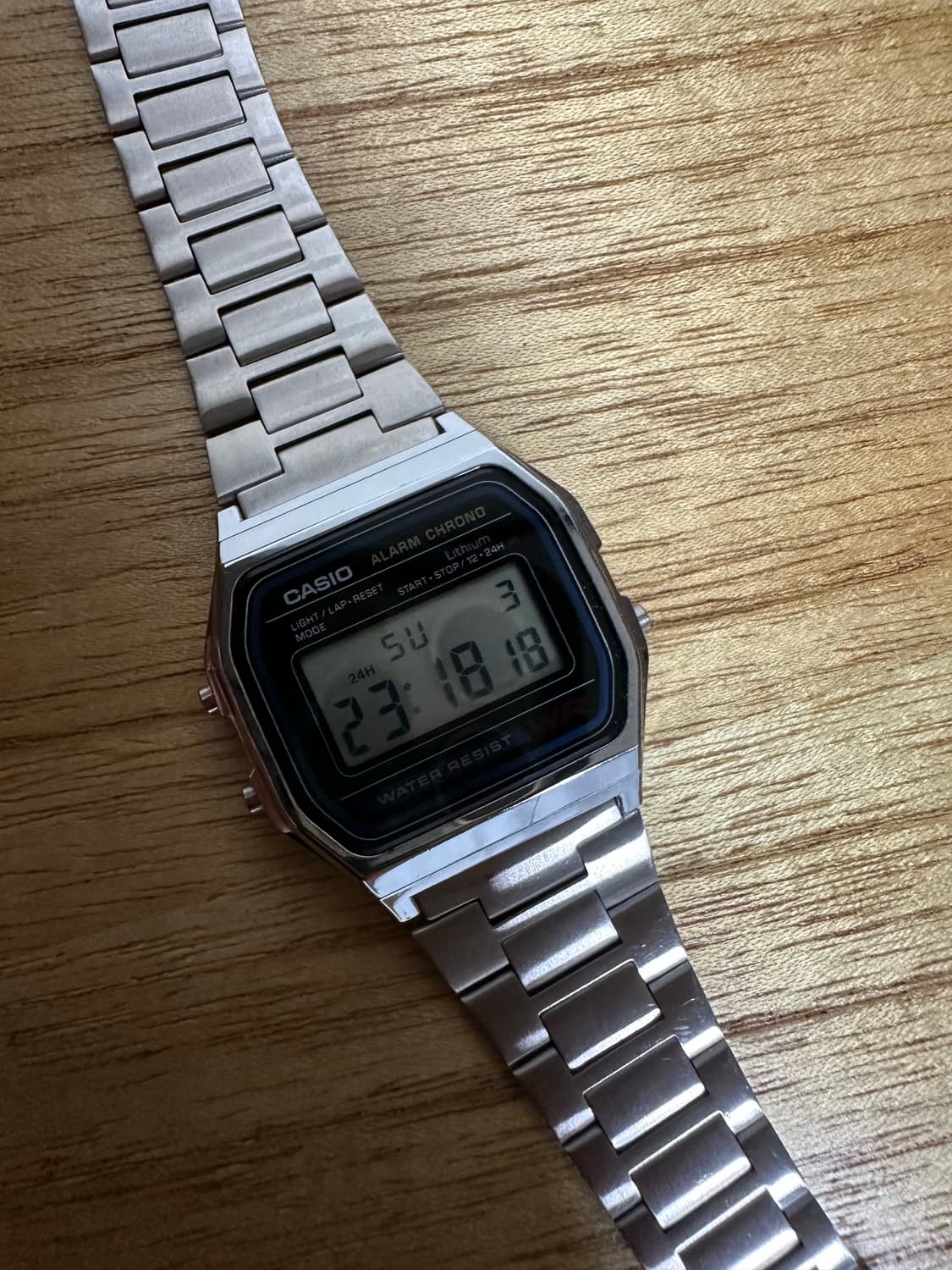 카시오 빈티지 레트로 전자시계 a158w 상품이미지5