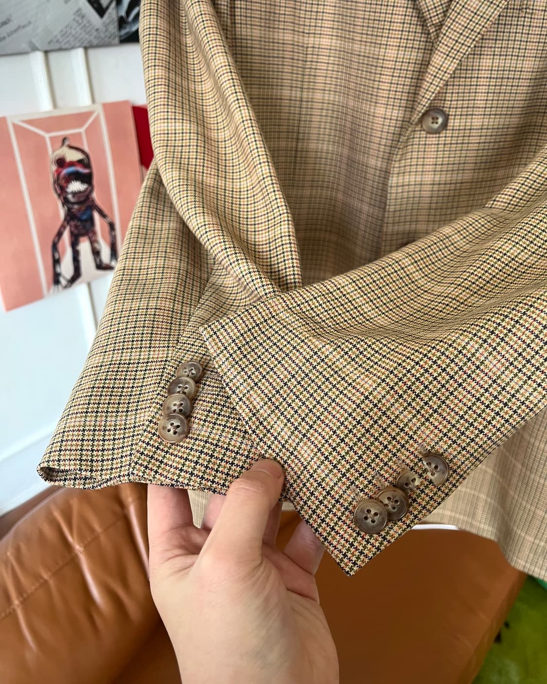 Ermenegildo Zegna Check Wool Old Blazer  상품이미지7