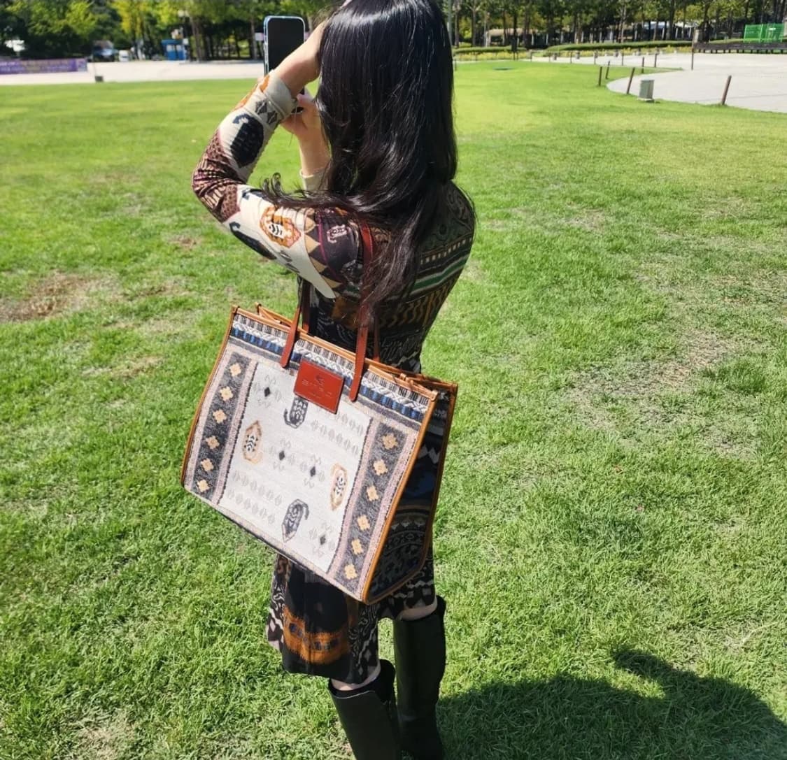 에트로 프린트 원피스 40사이즈 55반 (착샷O) 상품이미지2