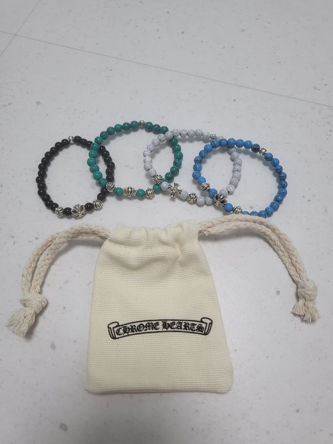 크롬 팔찌 팝니다  상품이미지1