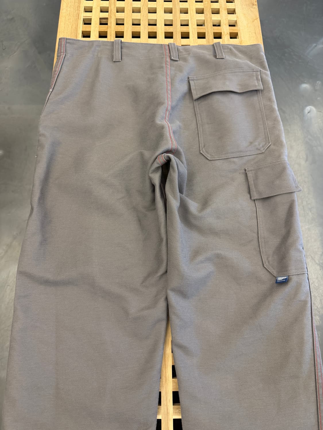 OLD EURO GREY RED STITCH 빈티지 프렌치워크팬츠 상품이미지9