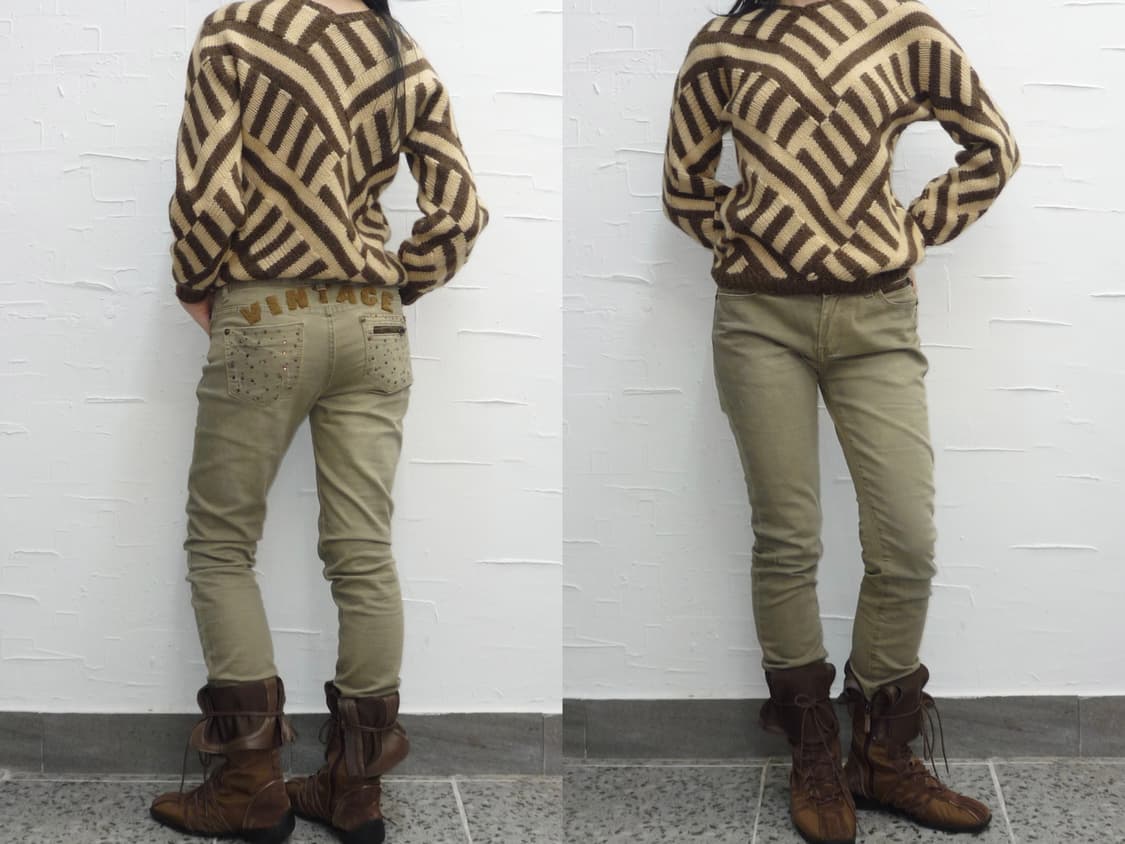 butter caramel v-neck knit 상품이미지3