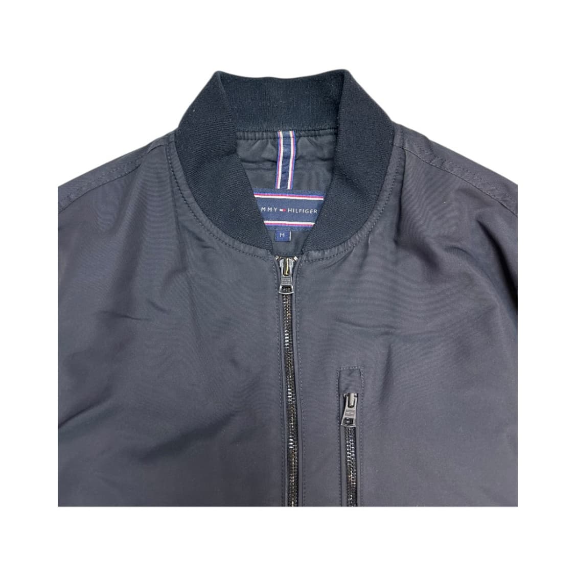 (M) 타미힐피거 네이비 퀄팅안감 MA-1 자켓 OJ-017 상품이미지3