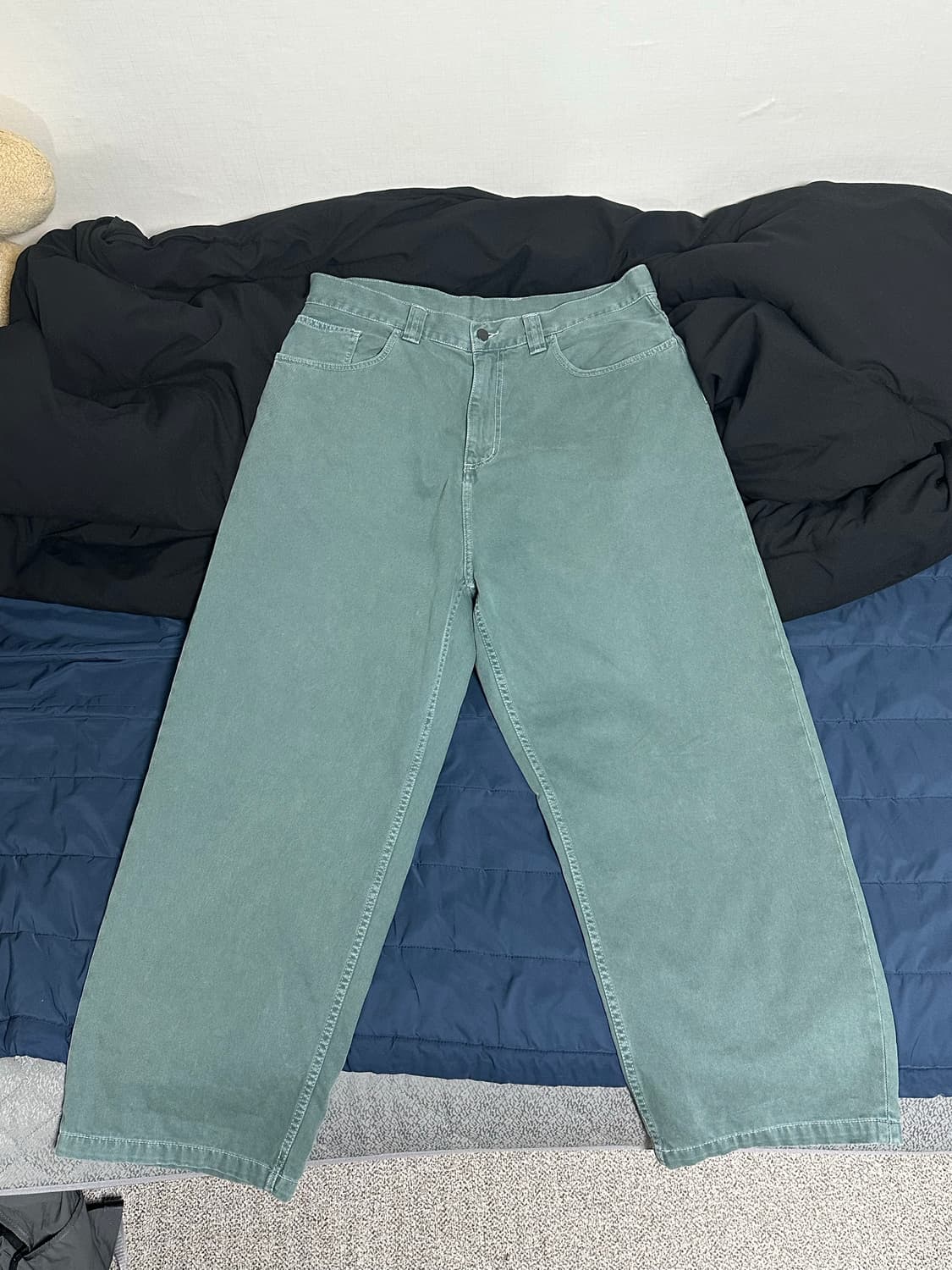 브랜든 팬츠 클락 실버 파인 스톤 다이드 판매해요 상품이미지3