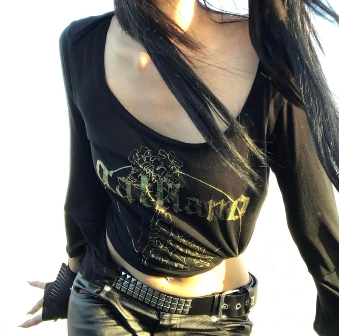 [os] 빈티지 스터드 벨트 y2k 상품이미지2