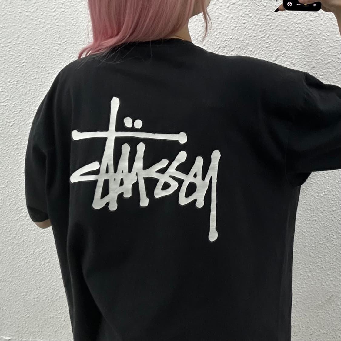 스투시 블랙 반팔 XL 상품이미지2