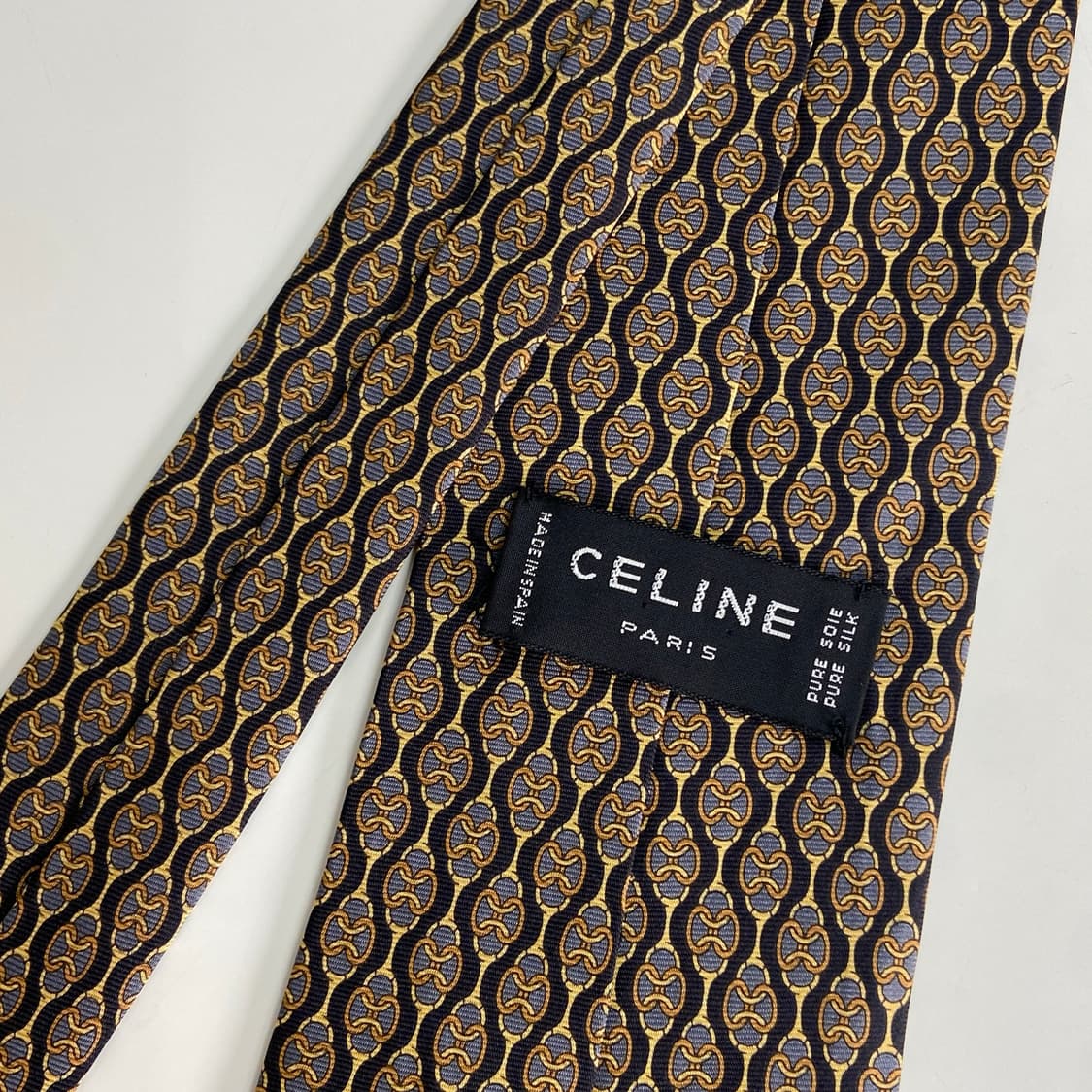 셀린느(CELINE) 심플로고 정품 명품 넥타이  상품이미지6