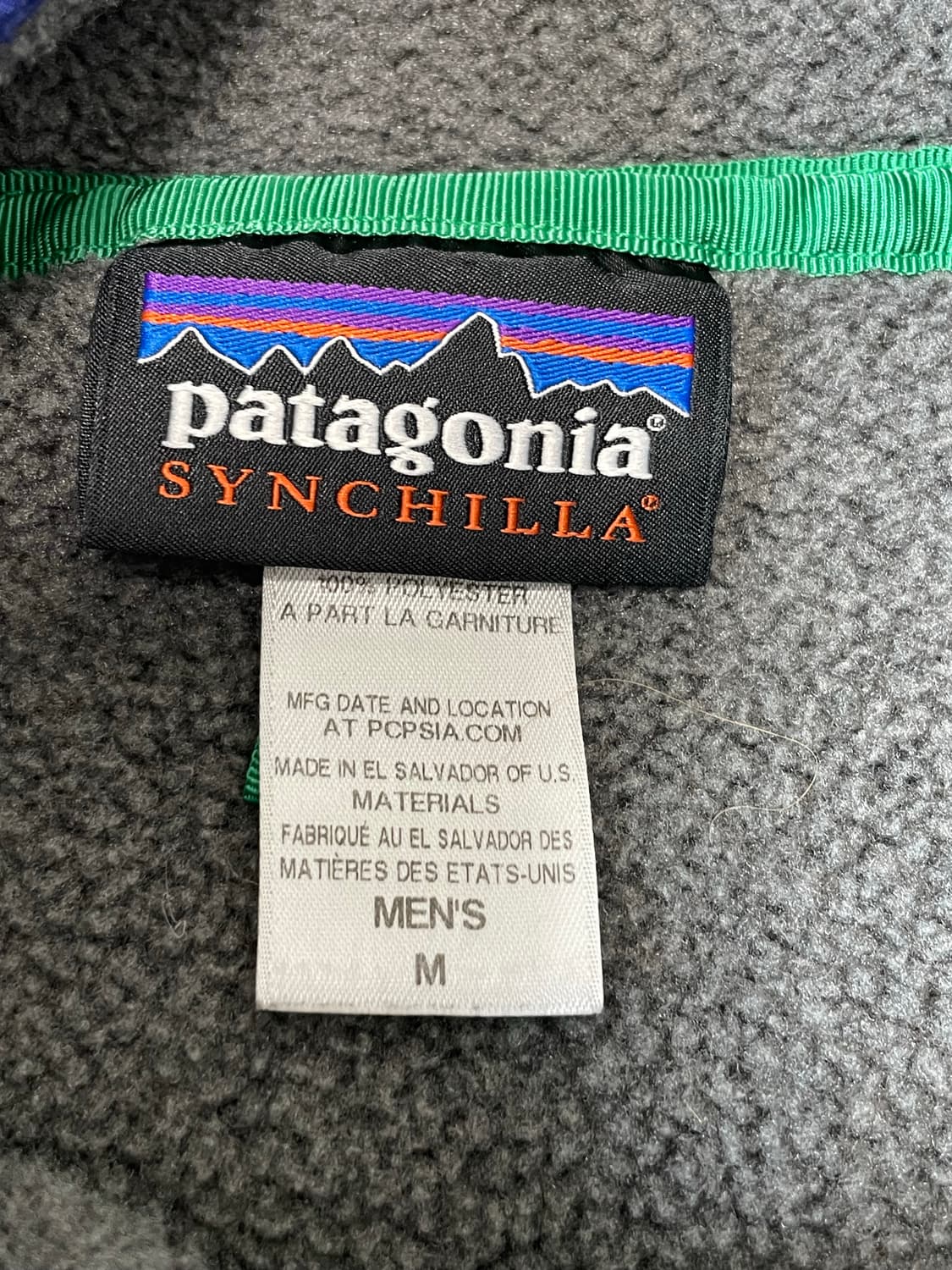 Patagonia synchilla 빈티지 신칠라 그레이 상품이미지4