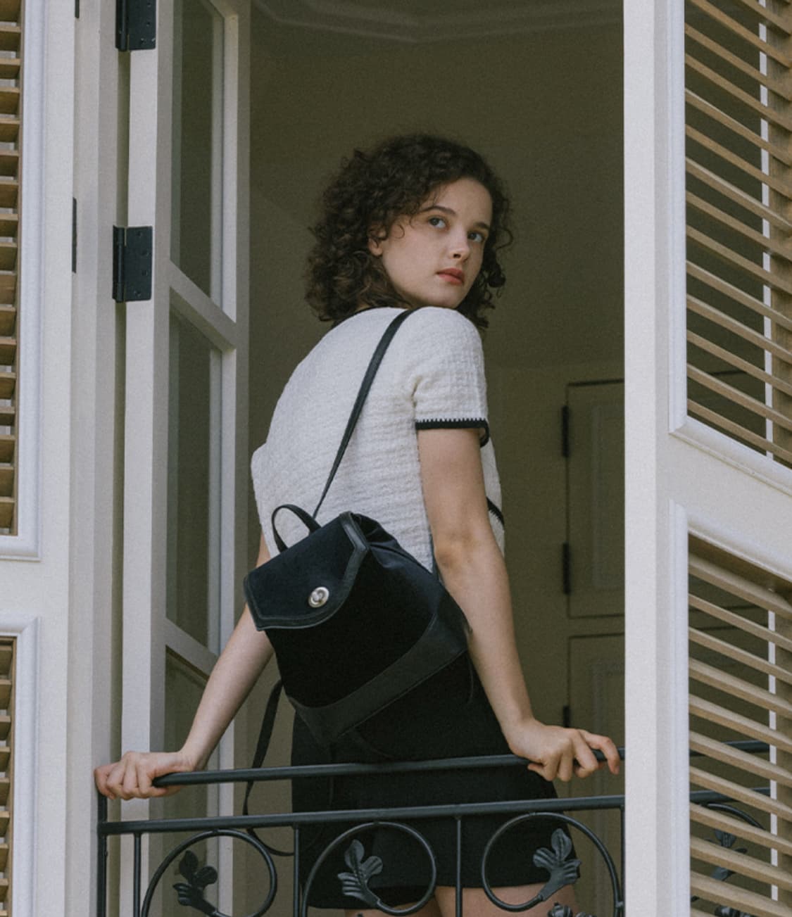 오브히 (구 백투베이직스) 미뇽백팩 벨벳블랙 상품이미지2