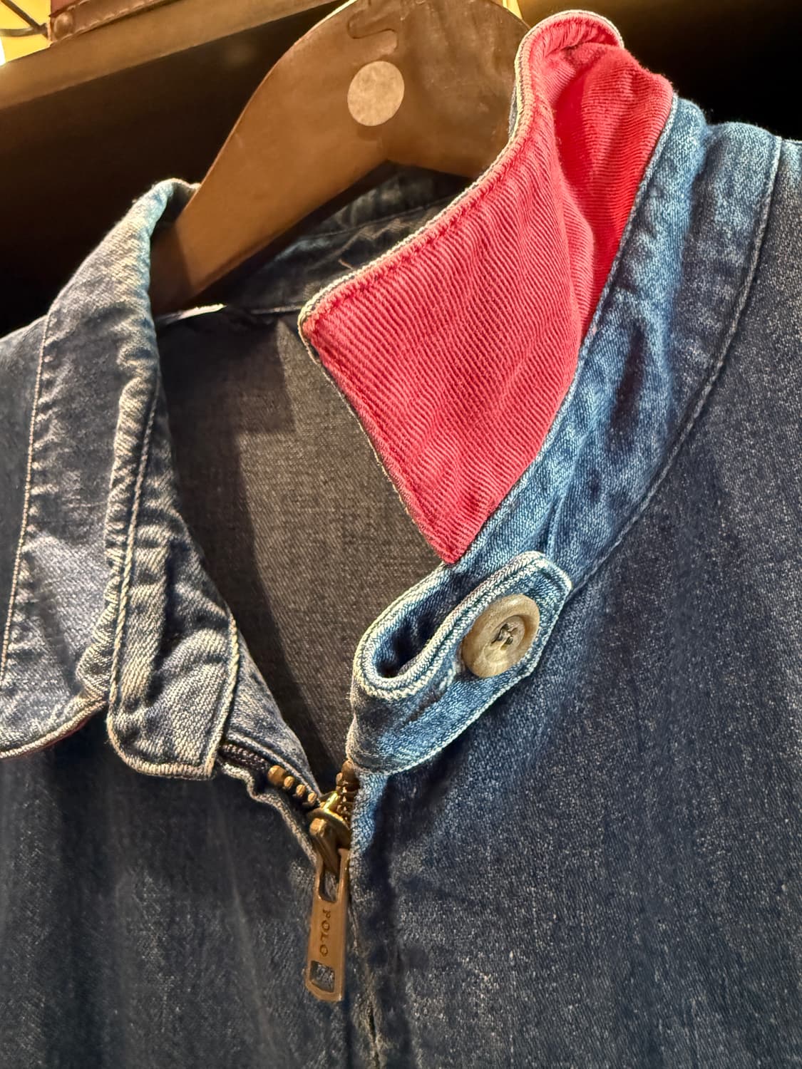 폴로 랄프로렌 데님 블루종 L(2XL) 상품이미지6