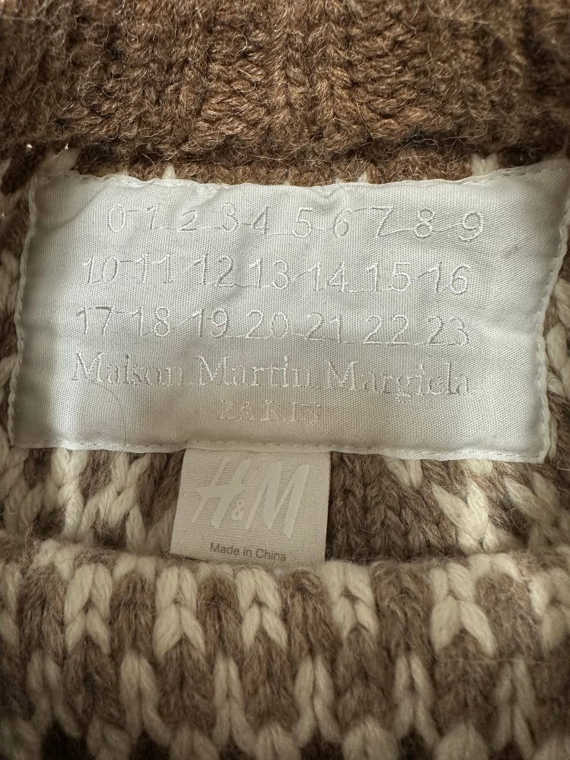 마르지엘라 h&m 노르딕 니트 상품이미지5