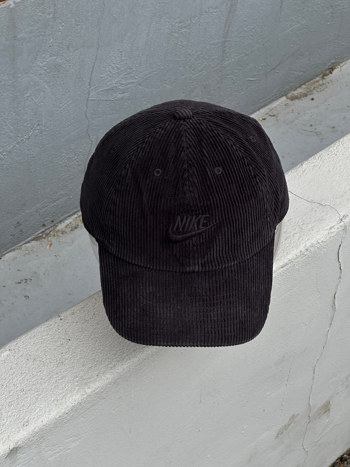 [M-L] 나이키 코듀로이 블랙 볼캡 모자 상품이미지1