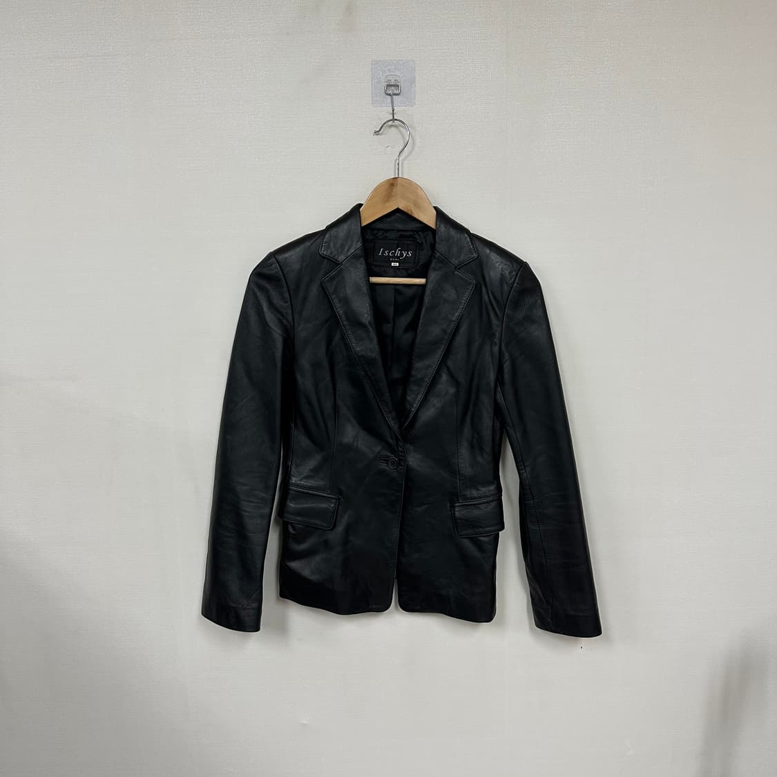 Ischys 블랙 가죽자켓S 상품이미지1