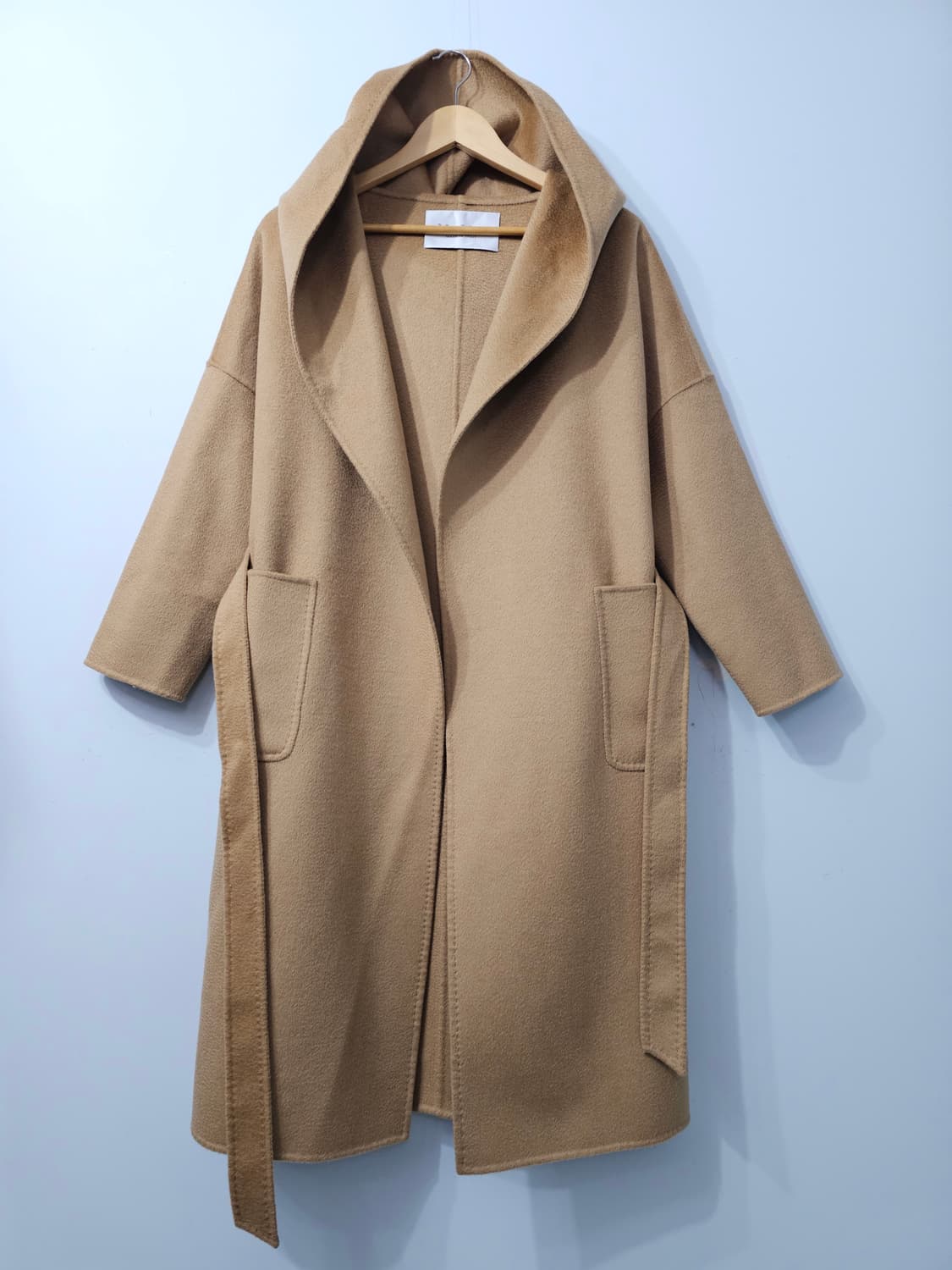 막스마라 후드 롱 코트 캐시미어 혼방 FREE 상품이미지2