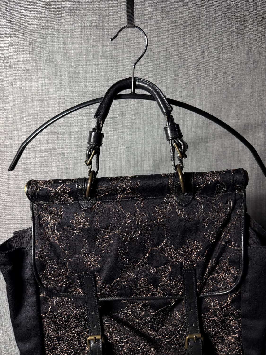 드리스반노튼 빈티지 자카드 핸드백 상품이미지4