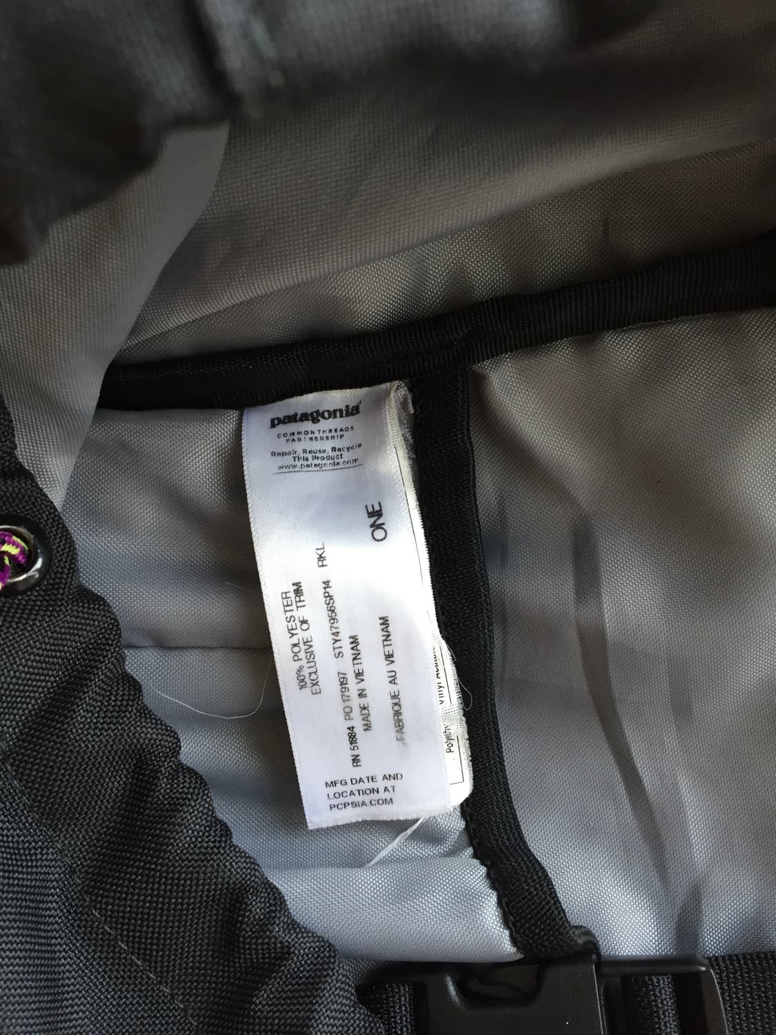 파타고니아 백팩 블랙 상품이미지7