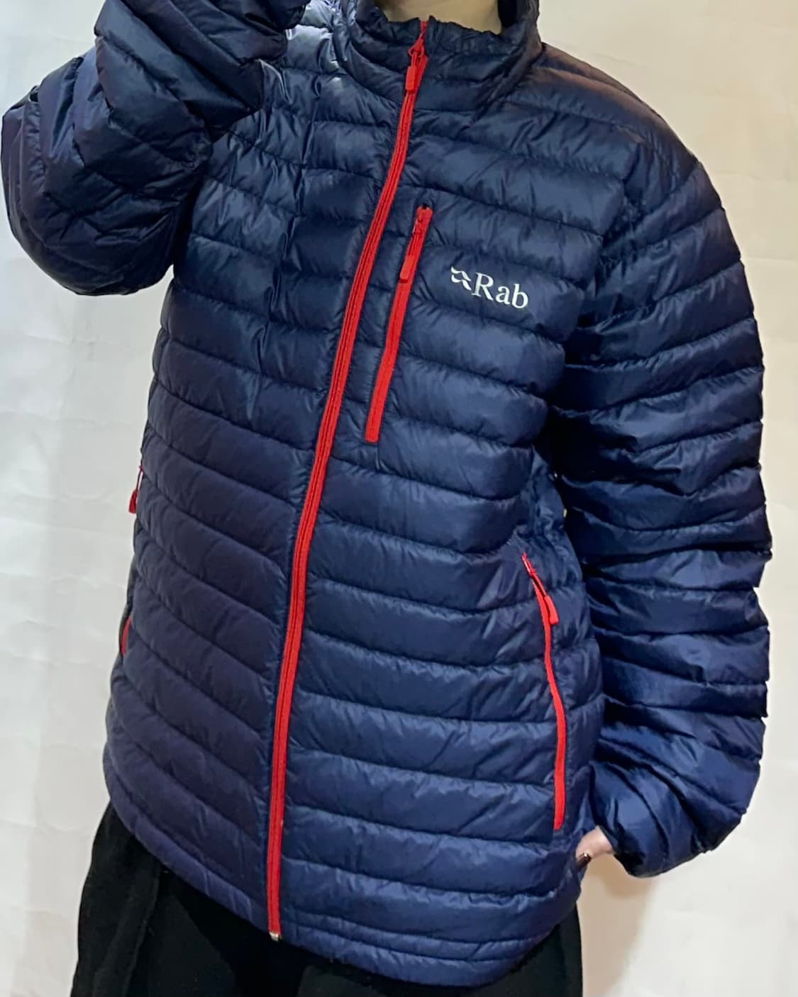 랩 마이크로라이트 딥블루 경량 패딩 상품이미지1