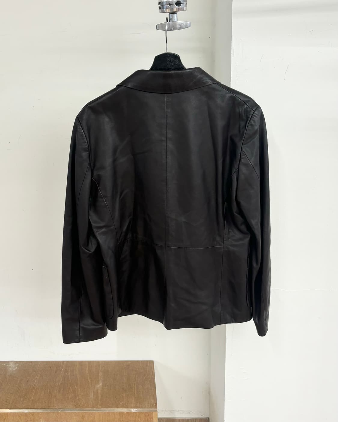 질샌더 브라운 레더 자켓 상품이미지6