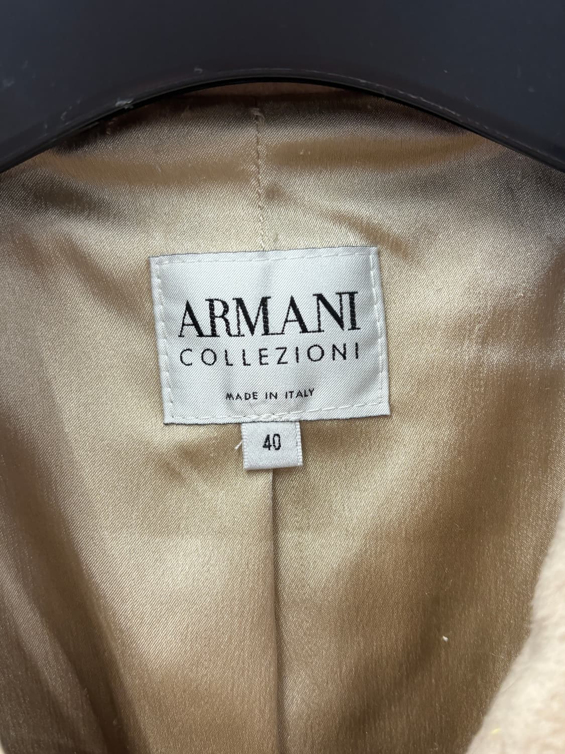 아르마니 콜레치오니 배이지 코트 M 상품이미지4