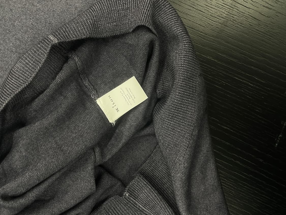 키톤(kiton) 남자 크루넥 니트/스웨터 52(100-105) 상품이미지6