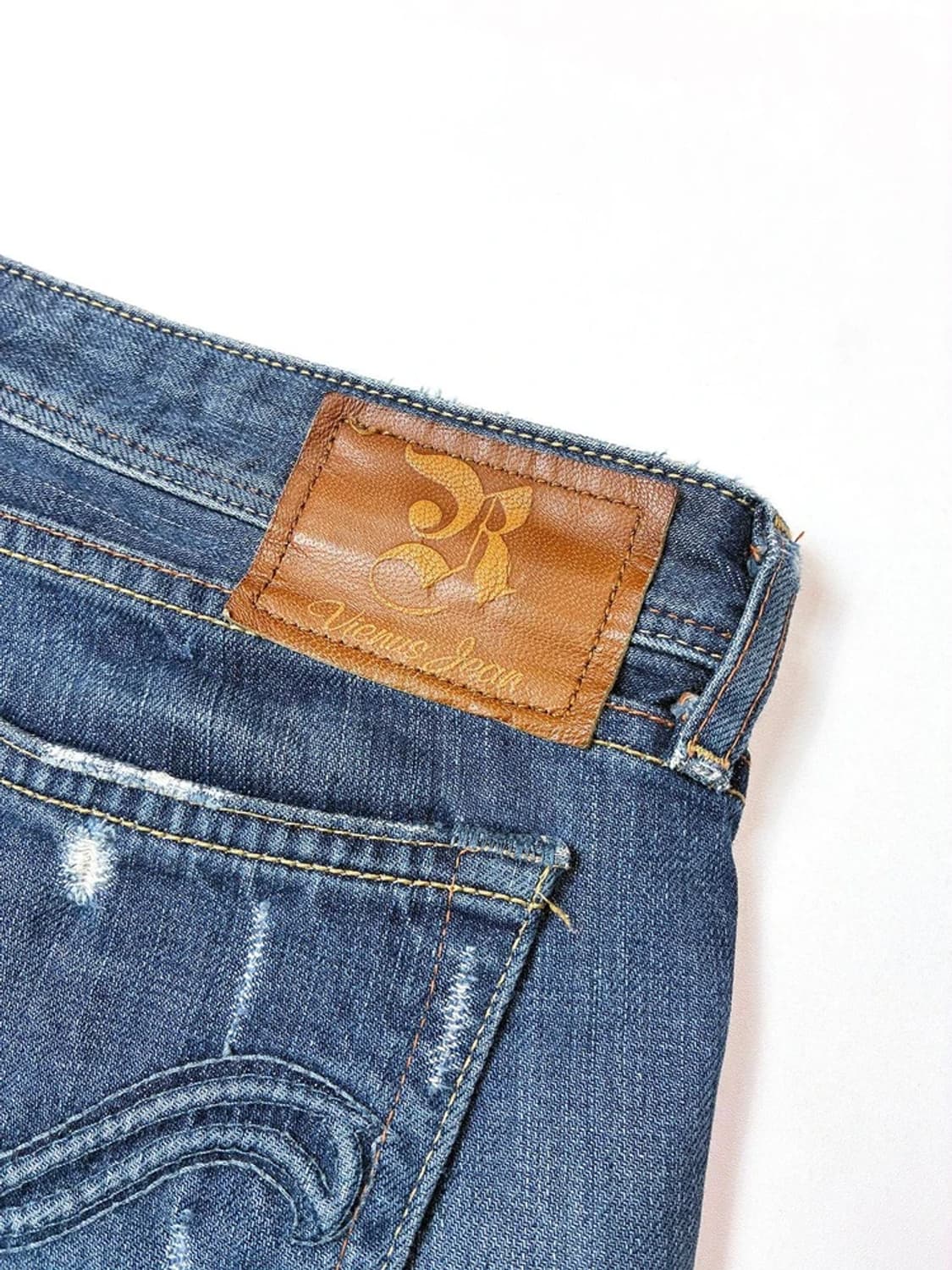 Something 00s 재팬 비너스 세미 데님 팬츠 PN5452 상품이미지6