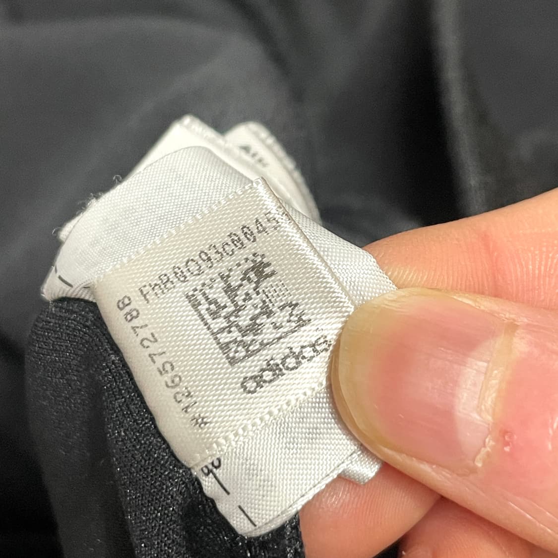 아디다스 삼각로고 블랙 집업져지 여성XL 상품이미지7