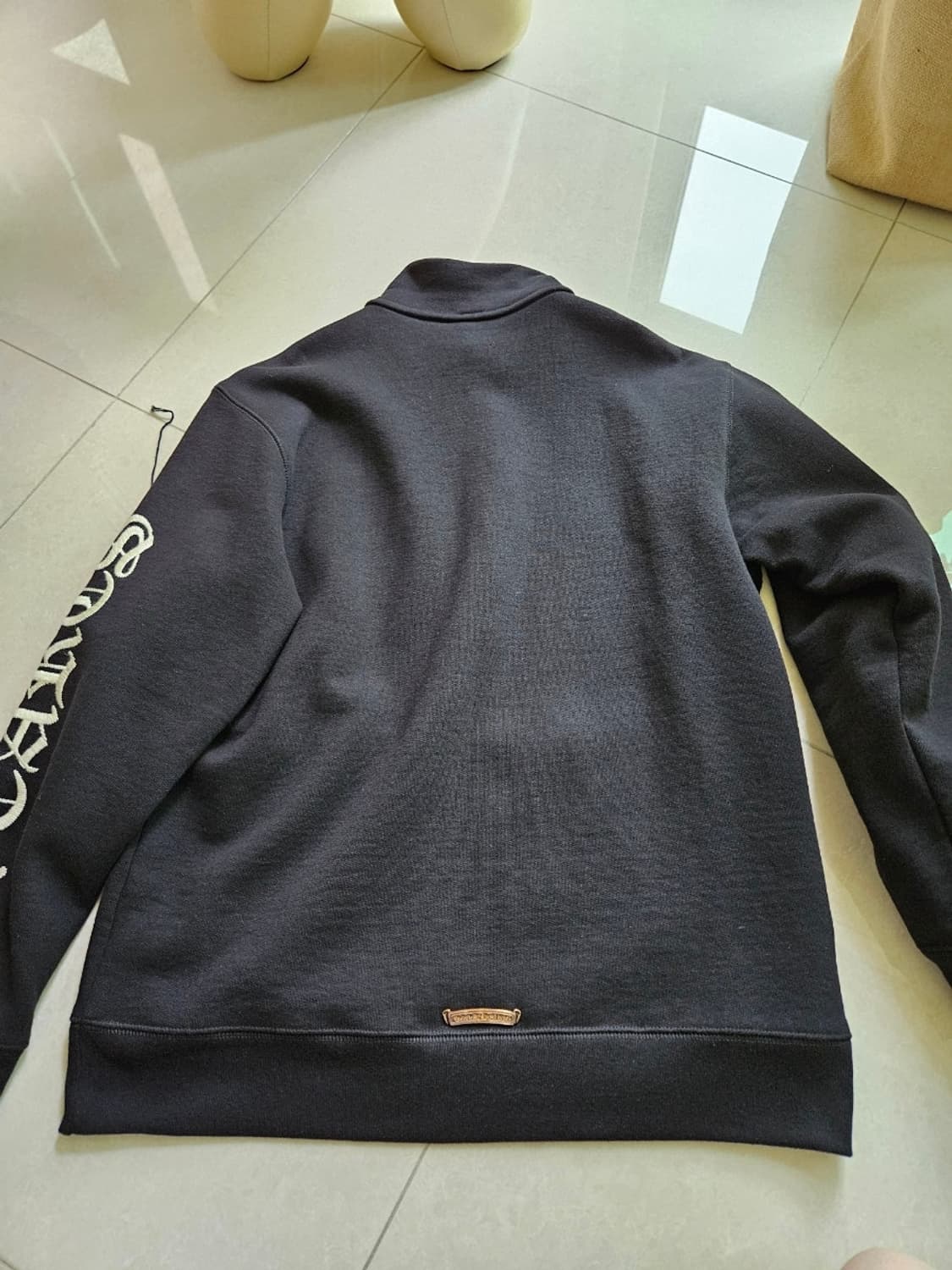 크롬하츠 vic 슬로라이드 자수 하프 집업 M 판매 상품이미지9