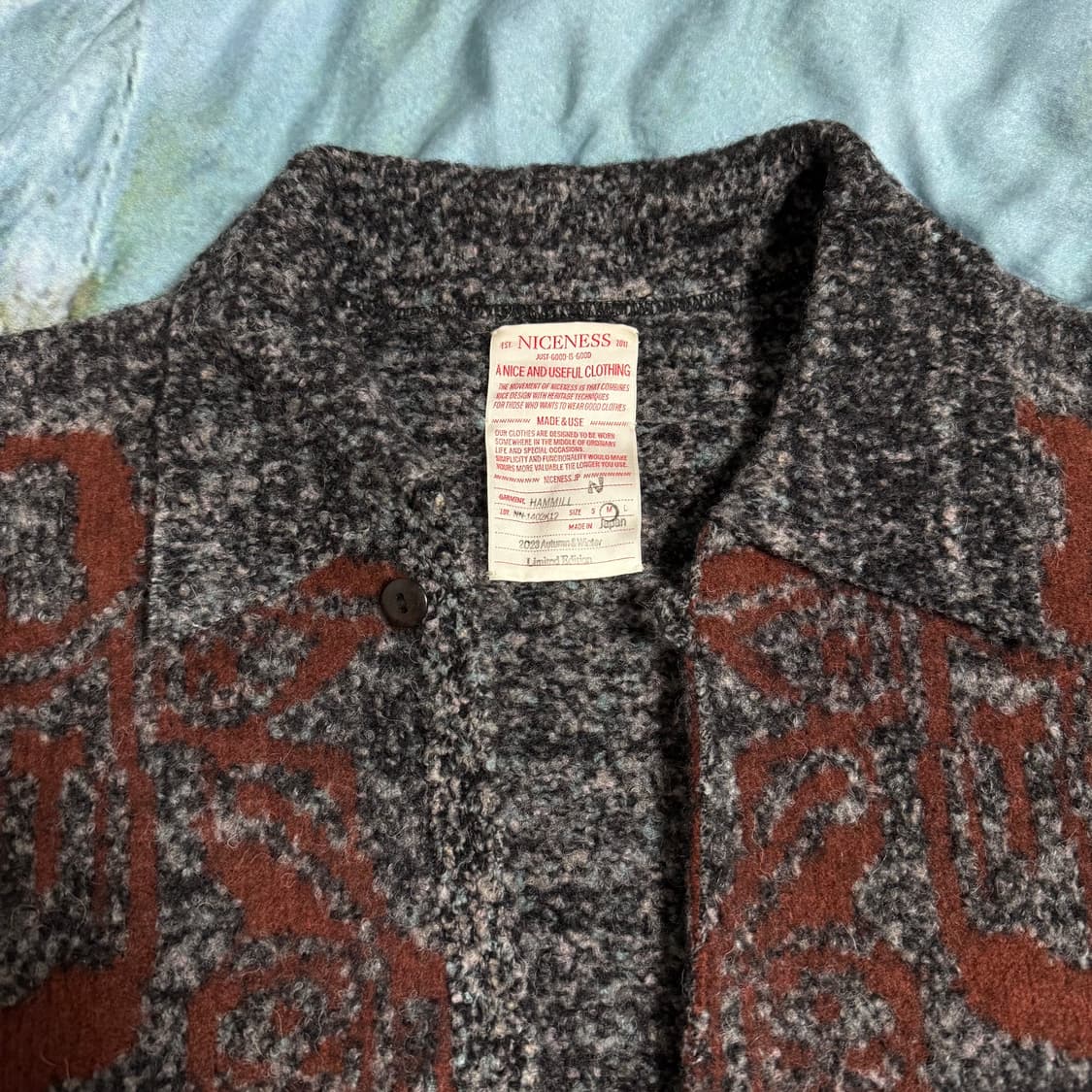 [M]NICENESS 나이스네스 23AW HAMMILL 상품이미지9