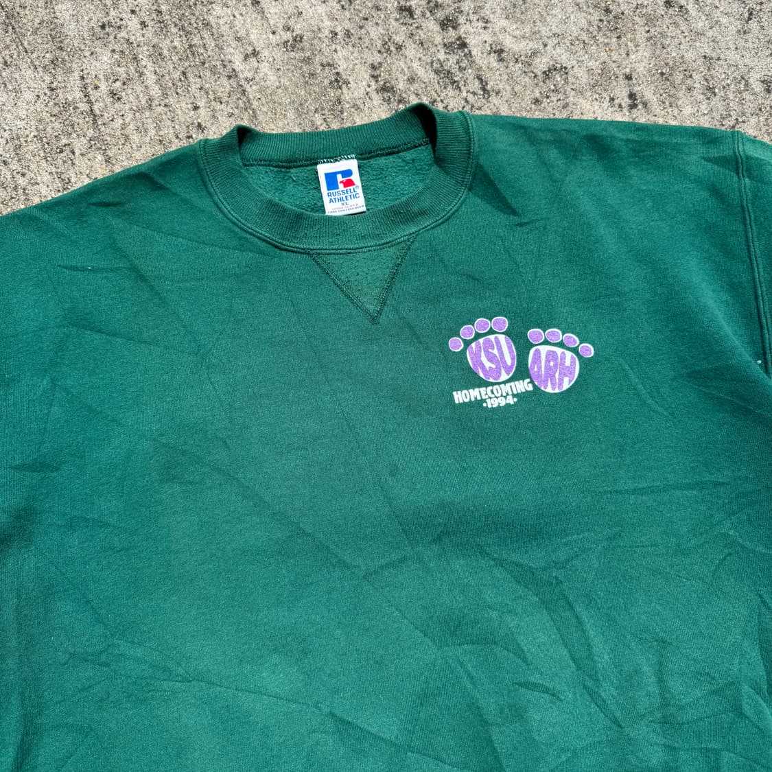 [XL] 90s Russell 러셀 반팔 스웻셔츠 상품이미지5