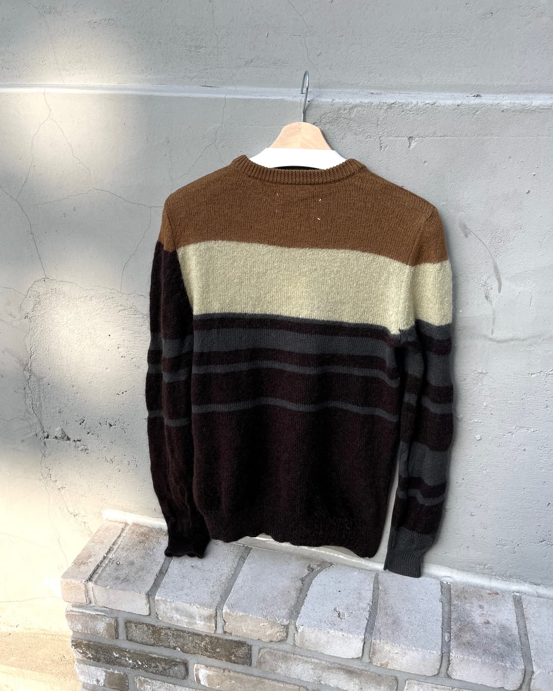 마르지엘라 스트라이프 언발란스 니트 상품이미지4