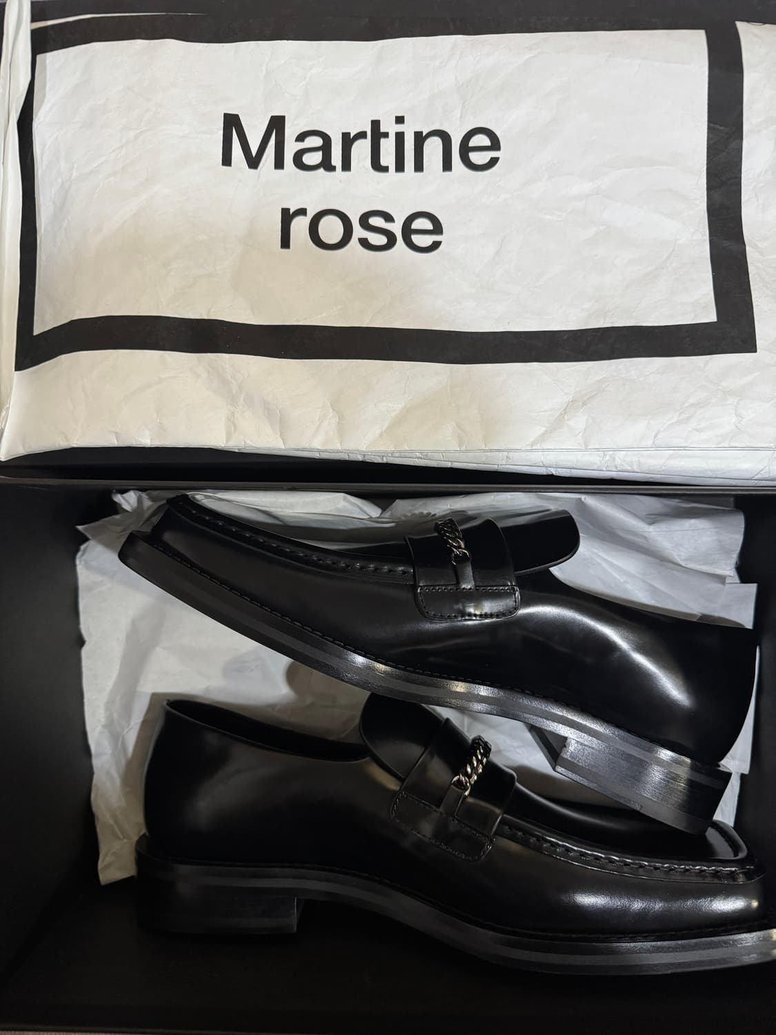 마틴로즈 23FW 스퀘어토 로퍼 (42) 판매합니다 상품이미지3