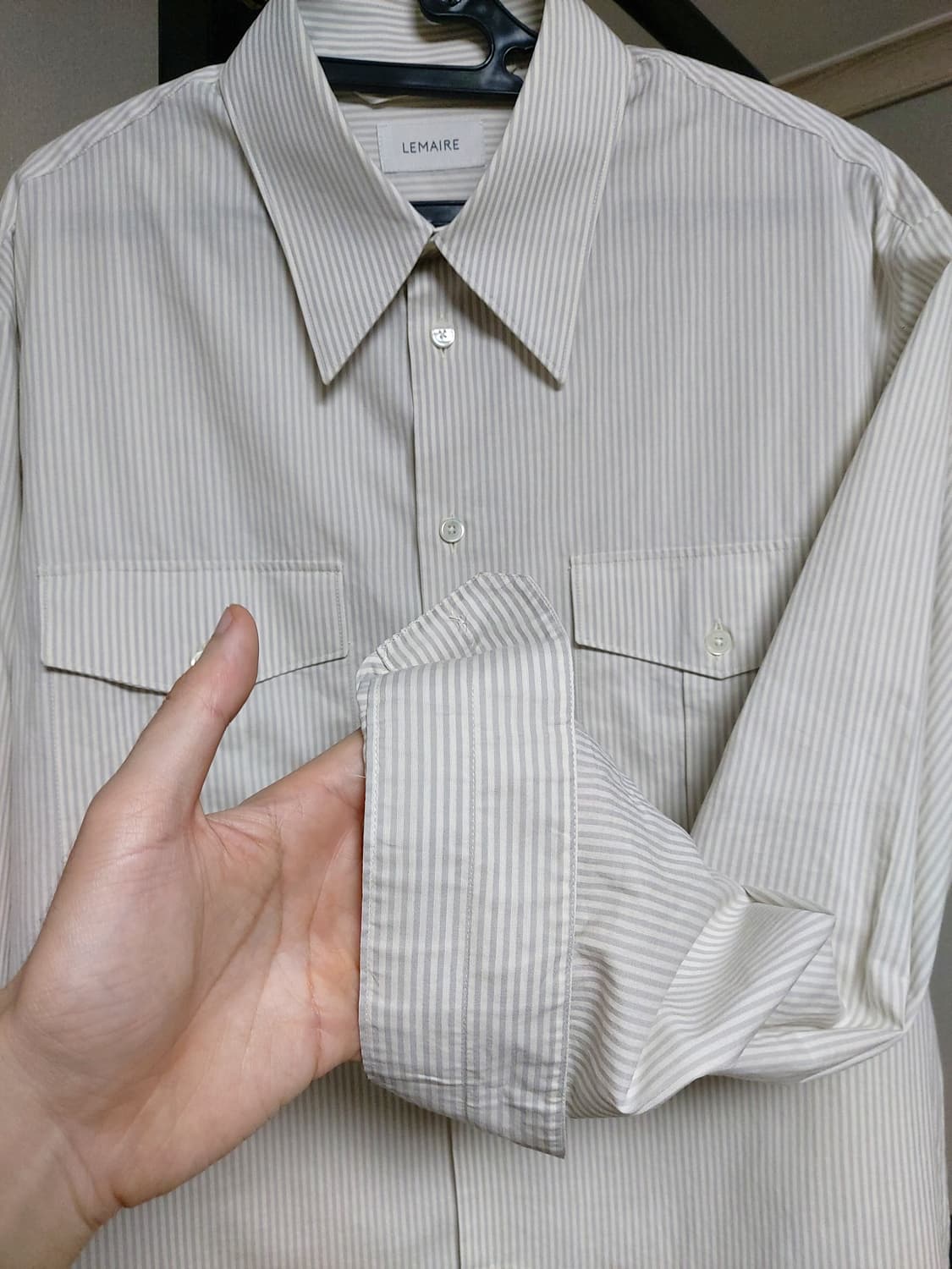 르메르 밀리터리 스트라이프 셔츠 50 상품이미지5