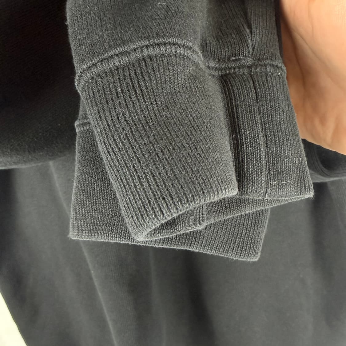 (M) 폴로 랄프로렌 하프집 니트 블랙 상품이미지5