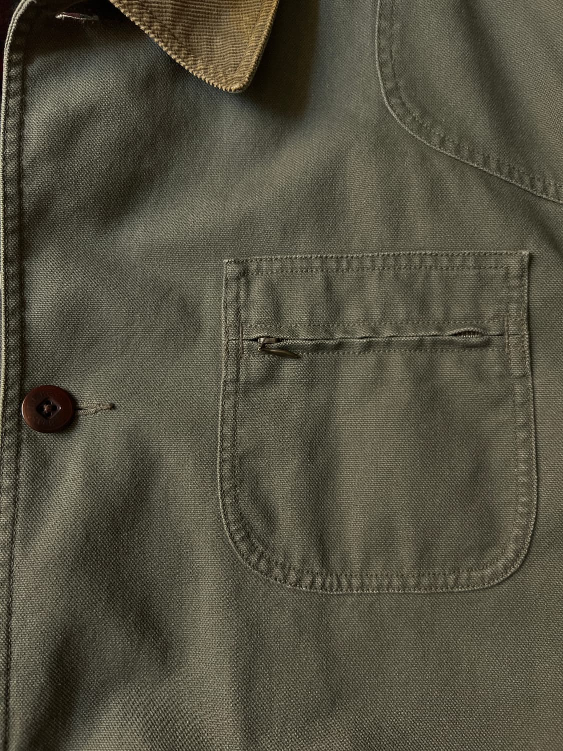 [2XL]엘엘빈 USA 체크 랴이닝 카키 헌팅 자켓 상품이미지3