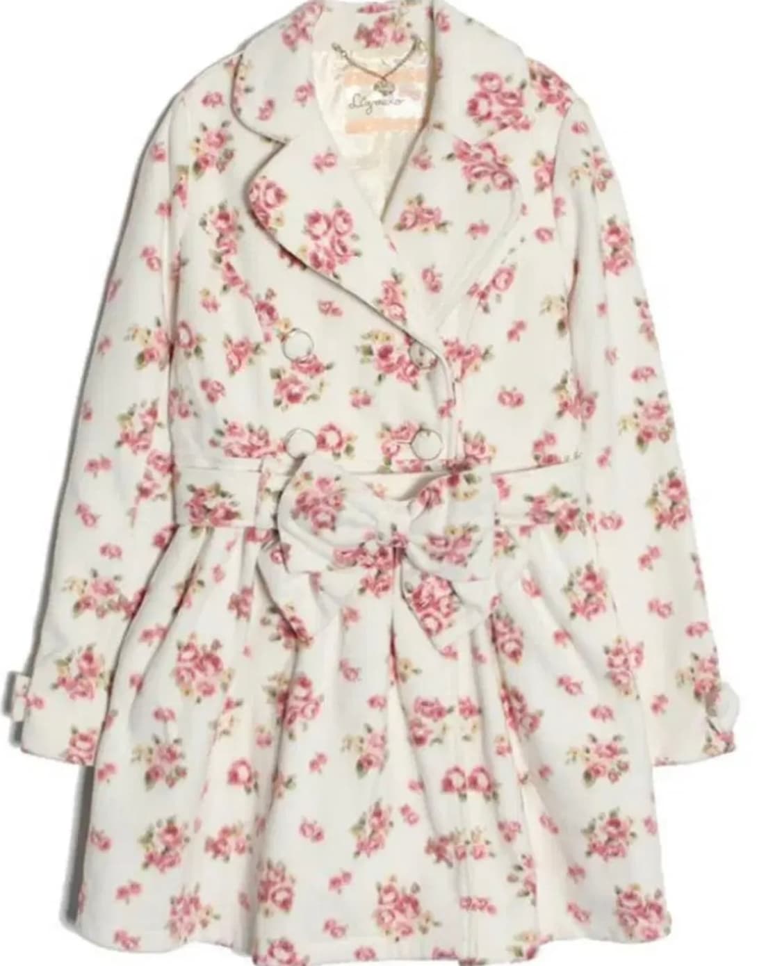 리즈리사 리즈멜로 히메갸루 리본 코트 상품이미지1