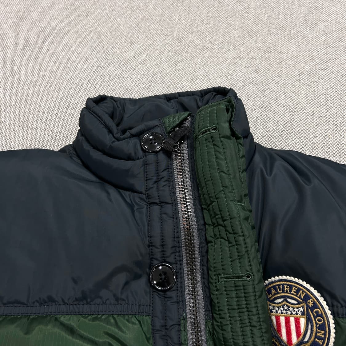 폴로 성조기 빅로고 덕다운 패딩(XL) 상품이미지9