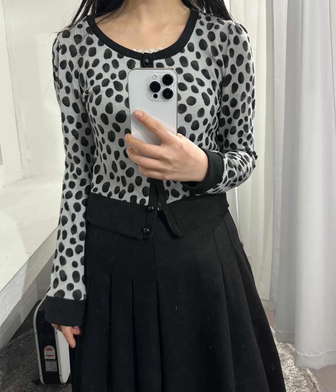 pattern cardigan 상품이미지3