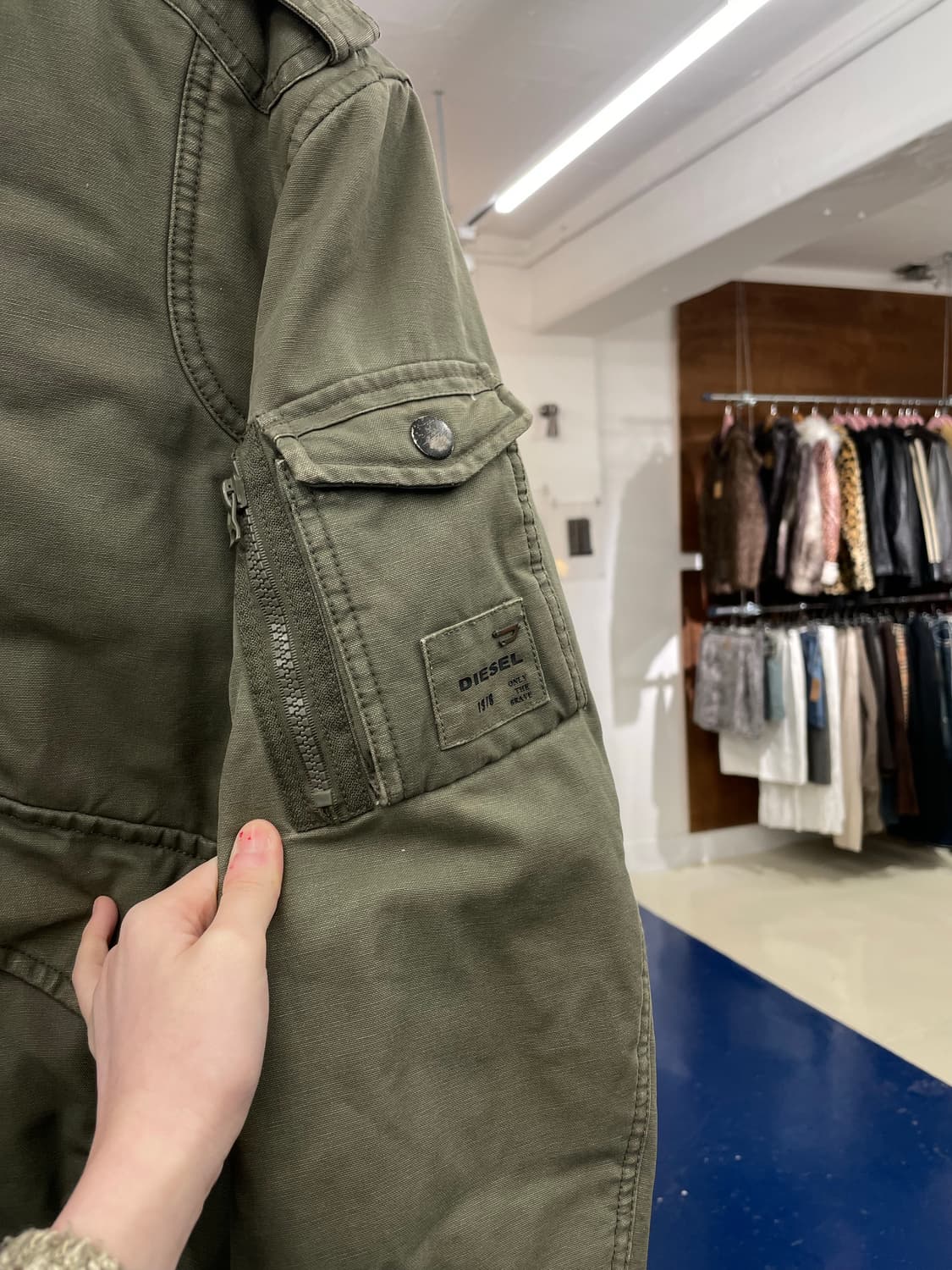 DIESEL 디젤 military 야상 파카 상품이미지8