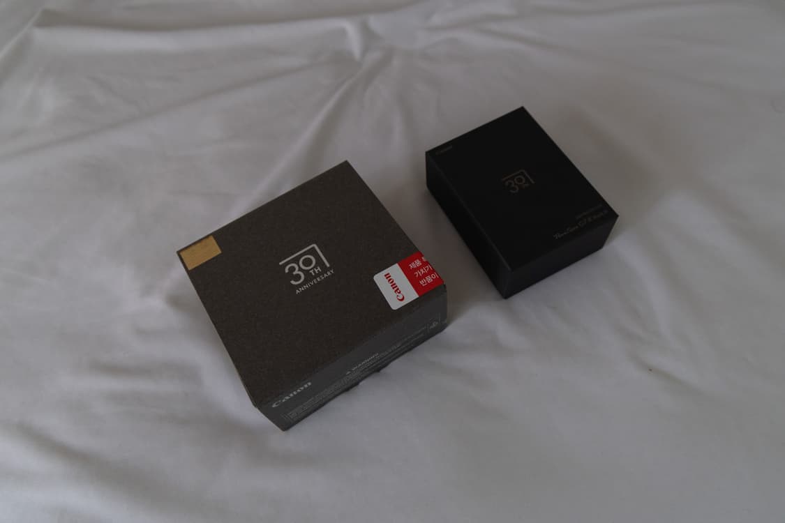 캐논 G7X Mark3 30주년 한정판 상품이미지1