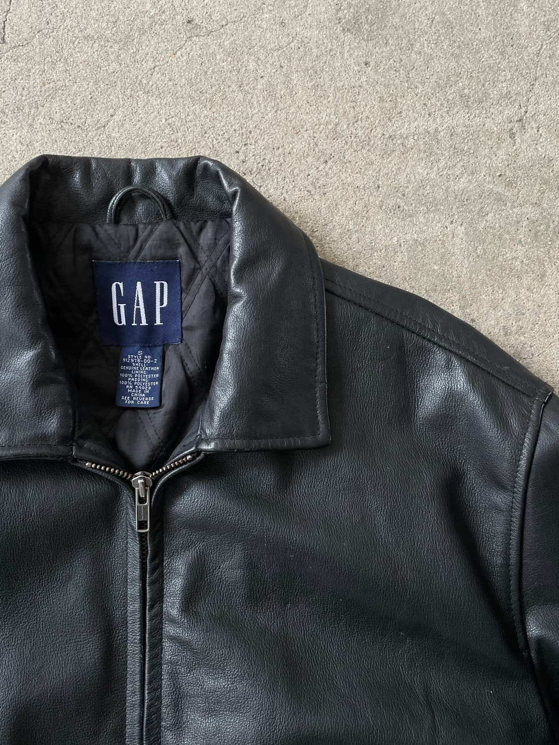 90s Old GAP Leather Jacket 상품이미지5