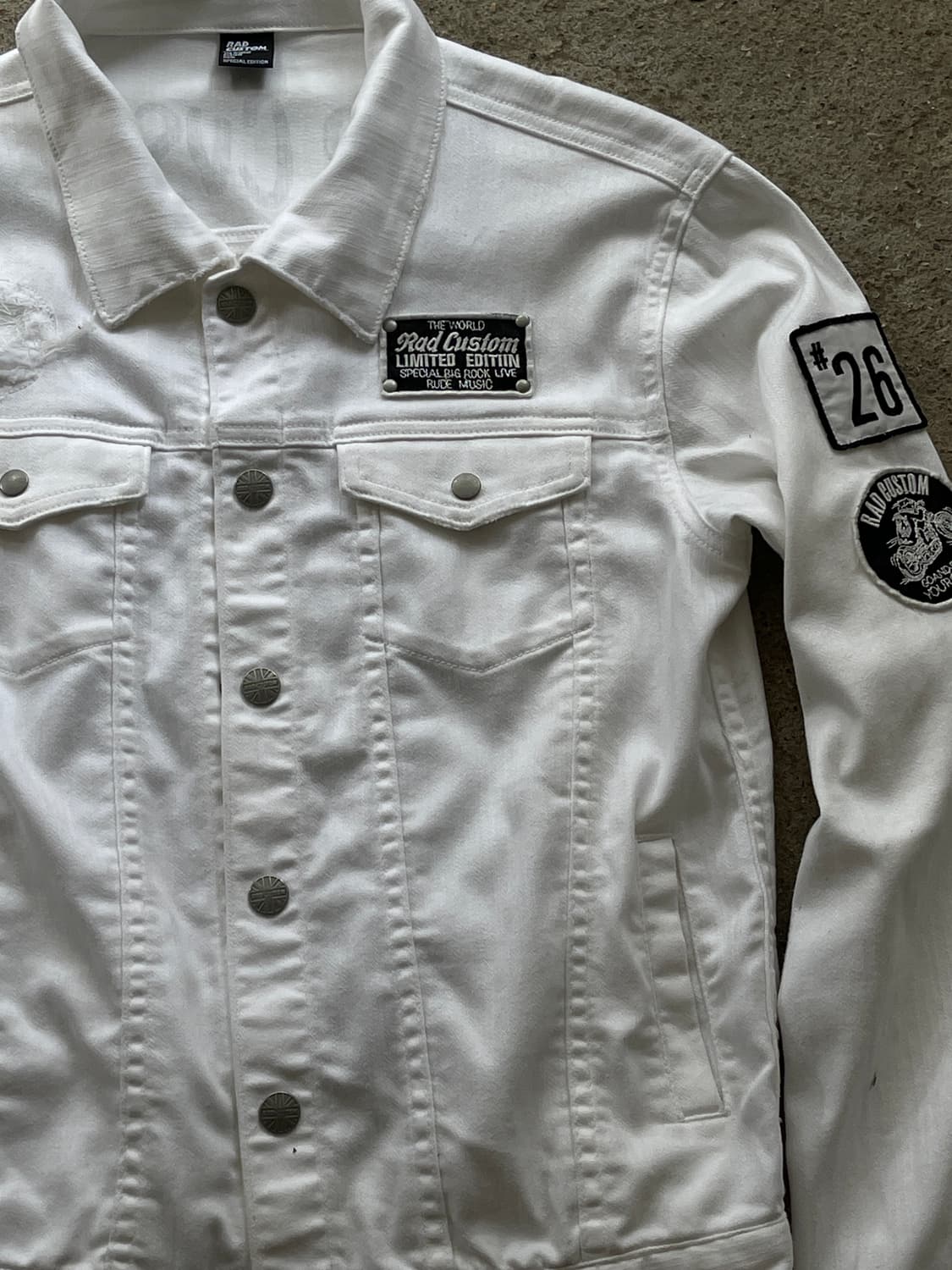 'Rad custom' damage denim jacket 상품이미지3