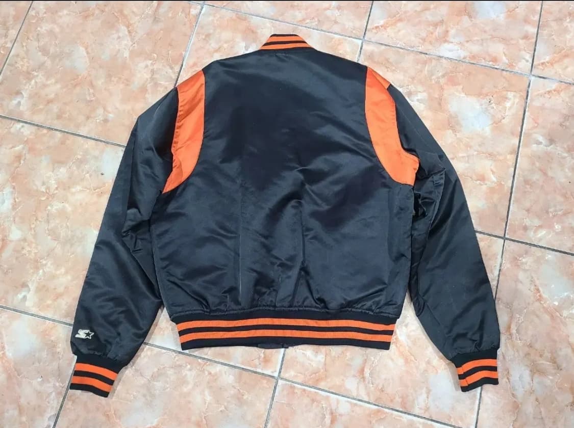 스타터 볼티모어 오리올스 블랙 야구 점퍼 상품이미지2