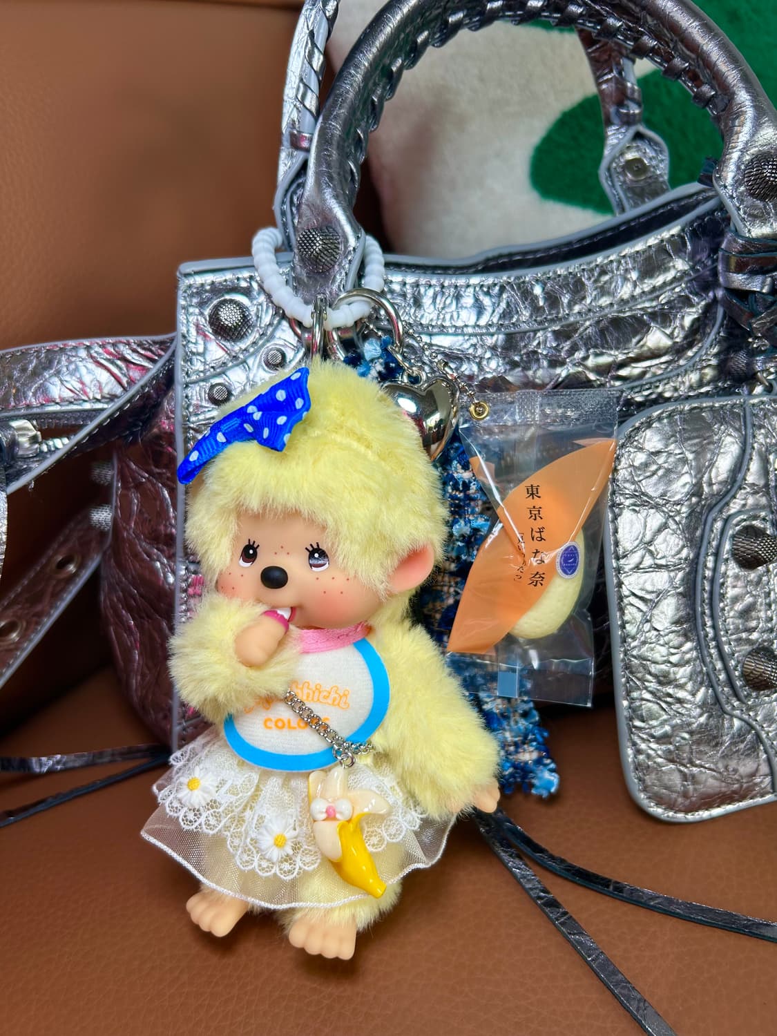 (78)정품몬치치 커스텀키링🍌🙈도쿄바나나💛-2 상품이미지5