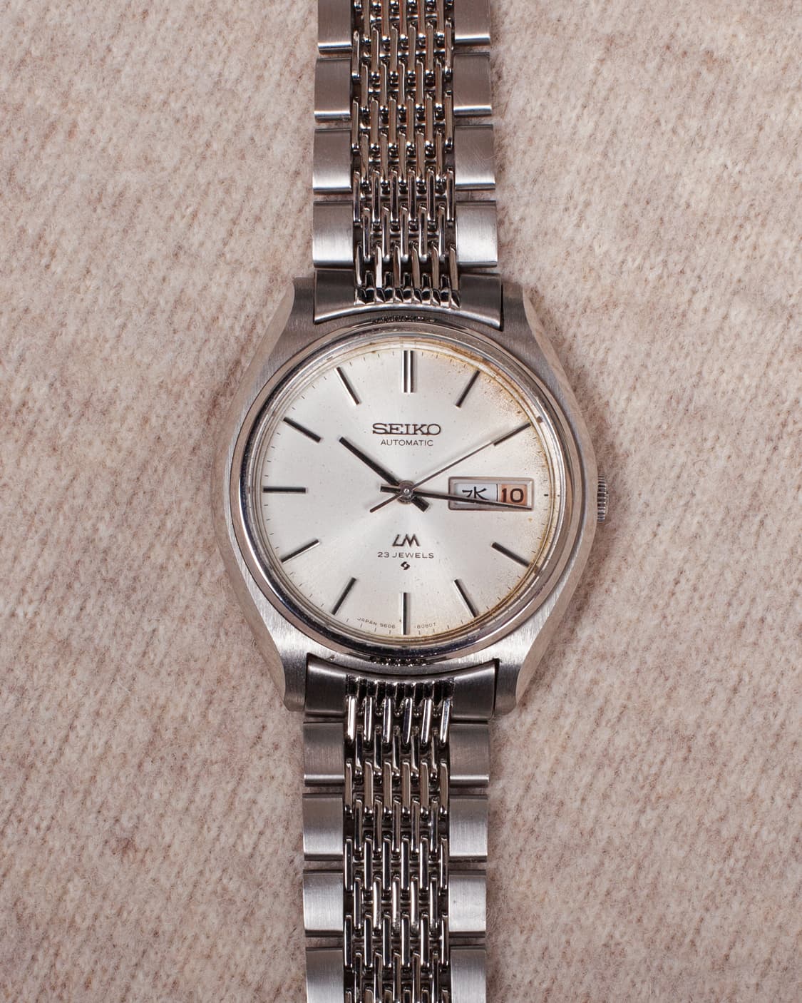 세이코 로드 매틱 20주년 근속 기념 5606-8050 빈티지 시계 상품이미지2