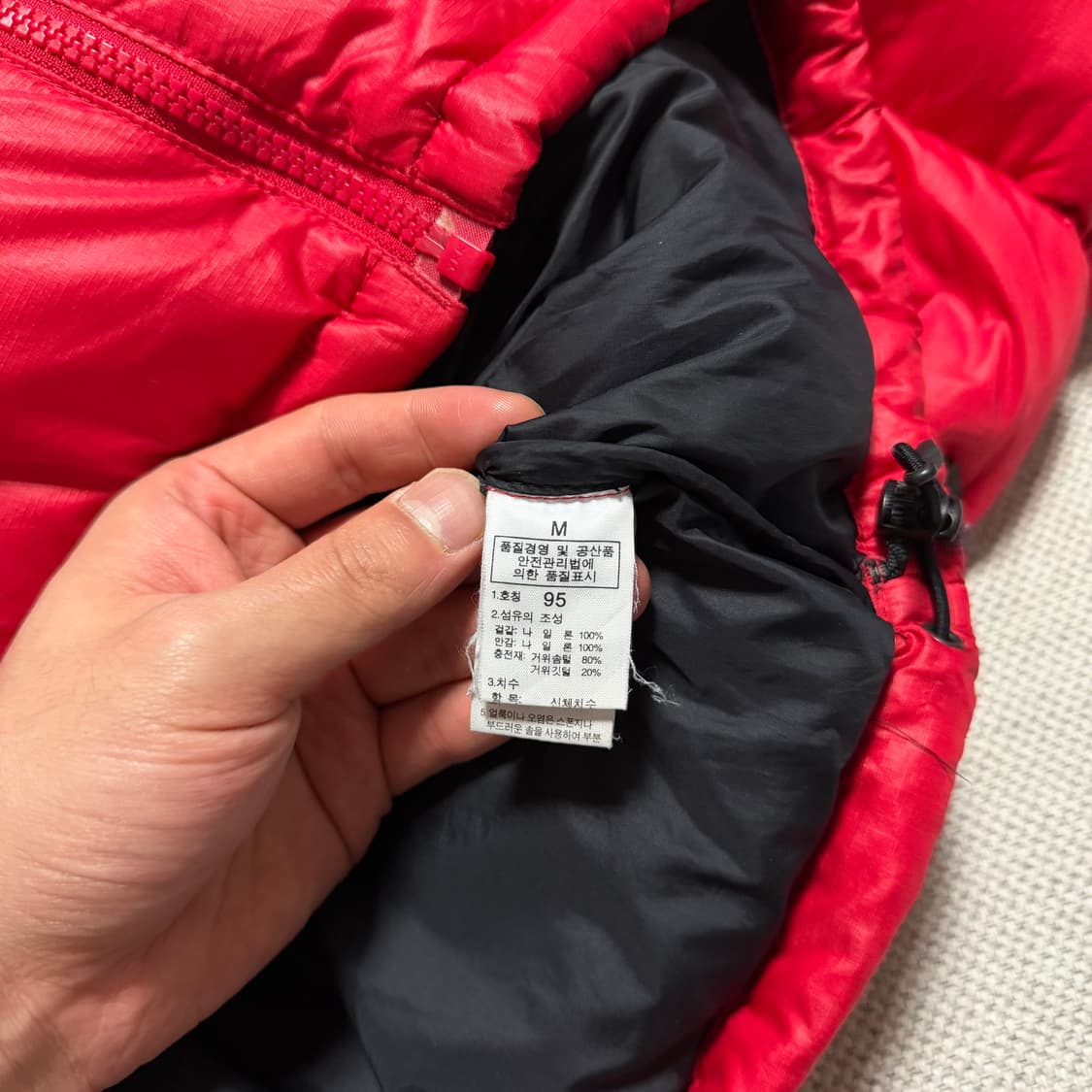 노스페이스 700 눕시 패딩 상품이미지3