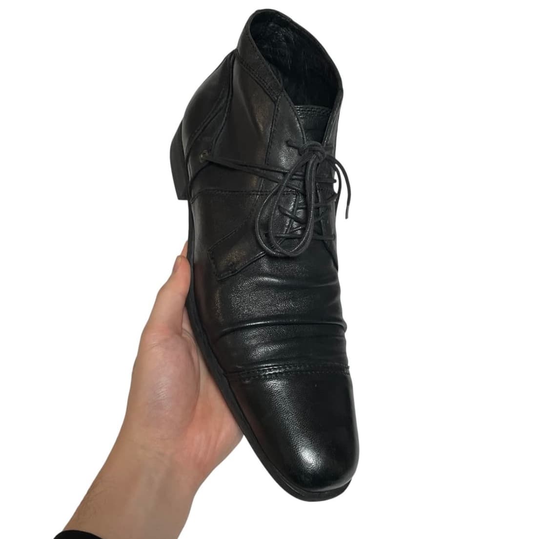 홉데두 주름가공 처커부츠 상품이미지5