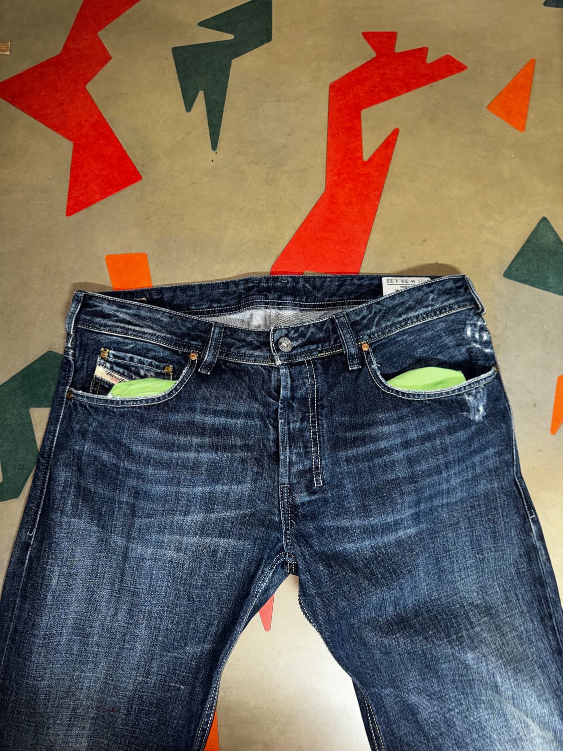 00‘s Diesel ZATHAN Bootcut Denim Pants 상품이미지2